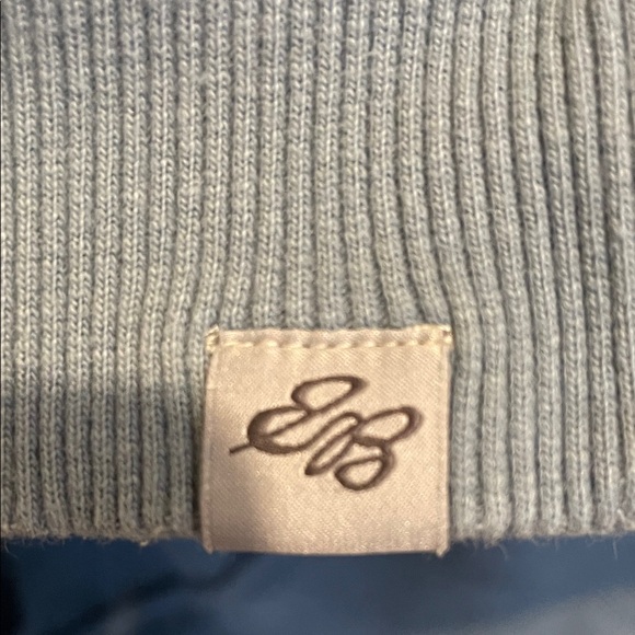 Tall XL Eddie Bauer Men's Slate Blue Hoodie - Picture 3 of 7